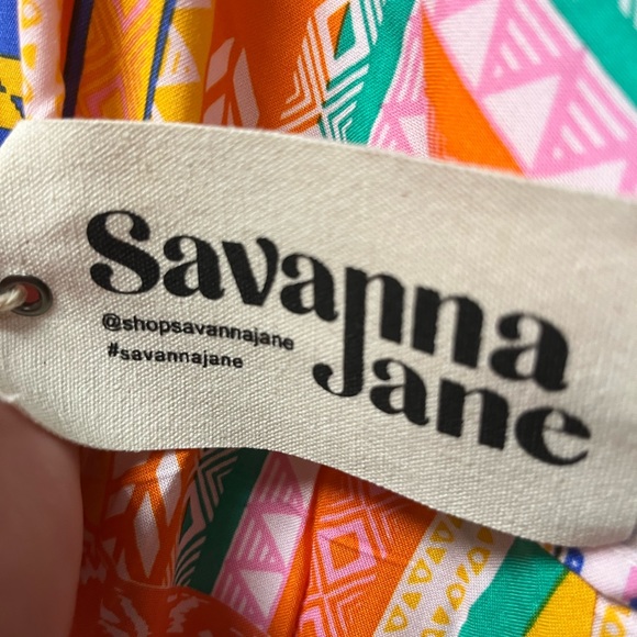 SJ. colorful dress 1x NWT - Picture 3 of 7